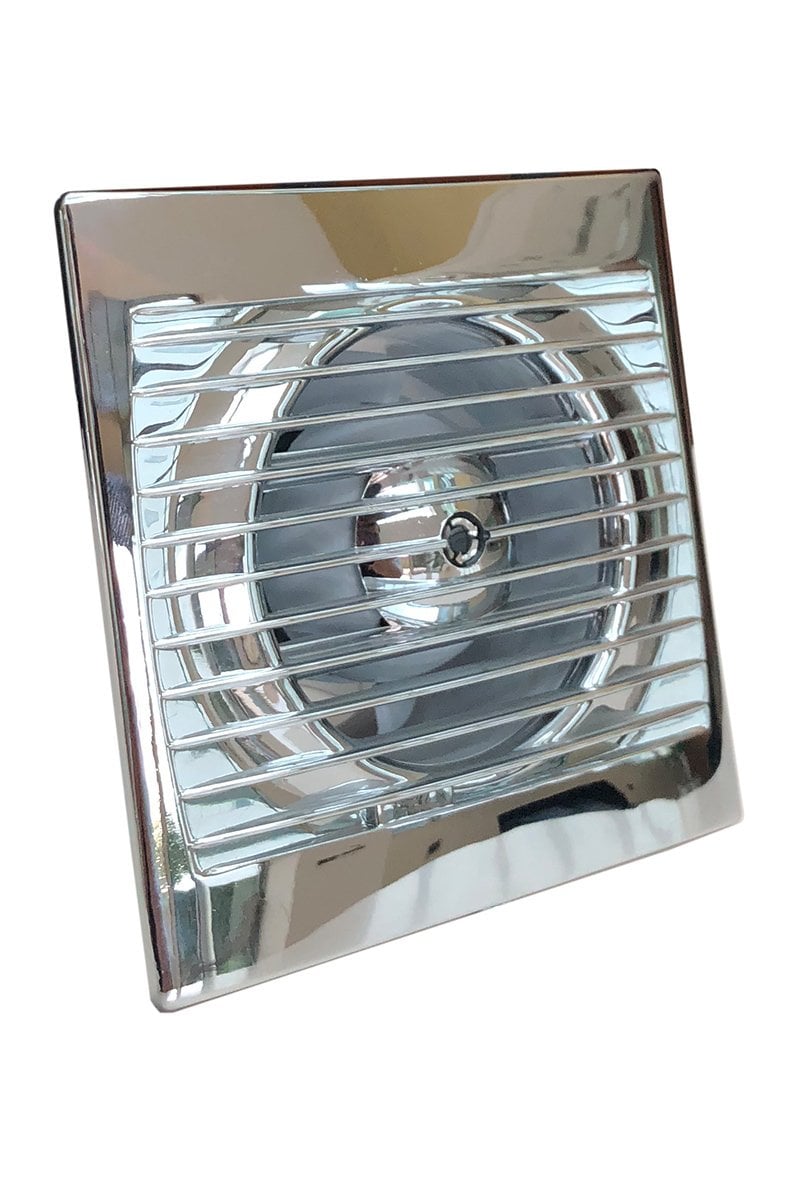 Aircol 120 Krom 16W 160m3/h Monofaze Banyo Mutfak ve Tuvalet Aspiratörü