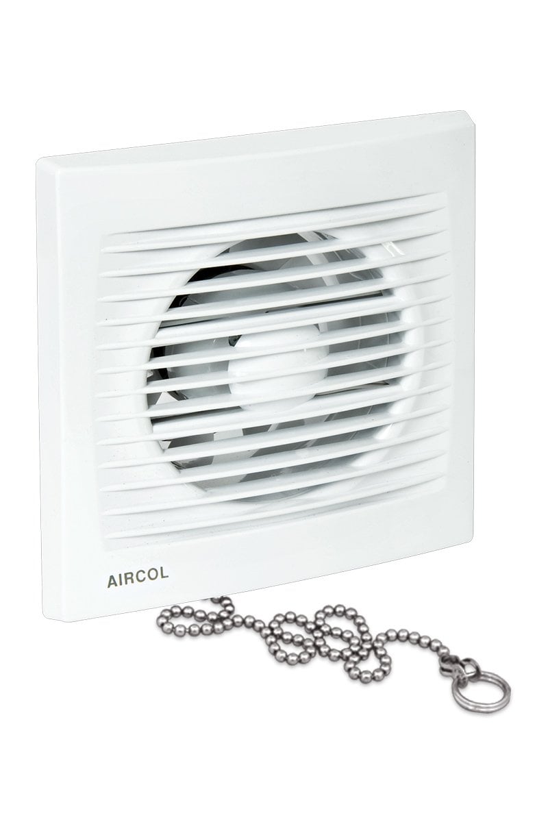 Aircol 120 SM 16W 160m3/h Monofaze Siviçli Banyo Mutfak ve Tuvalet Aspiratörü