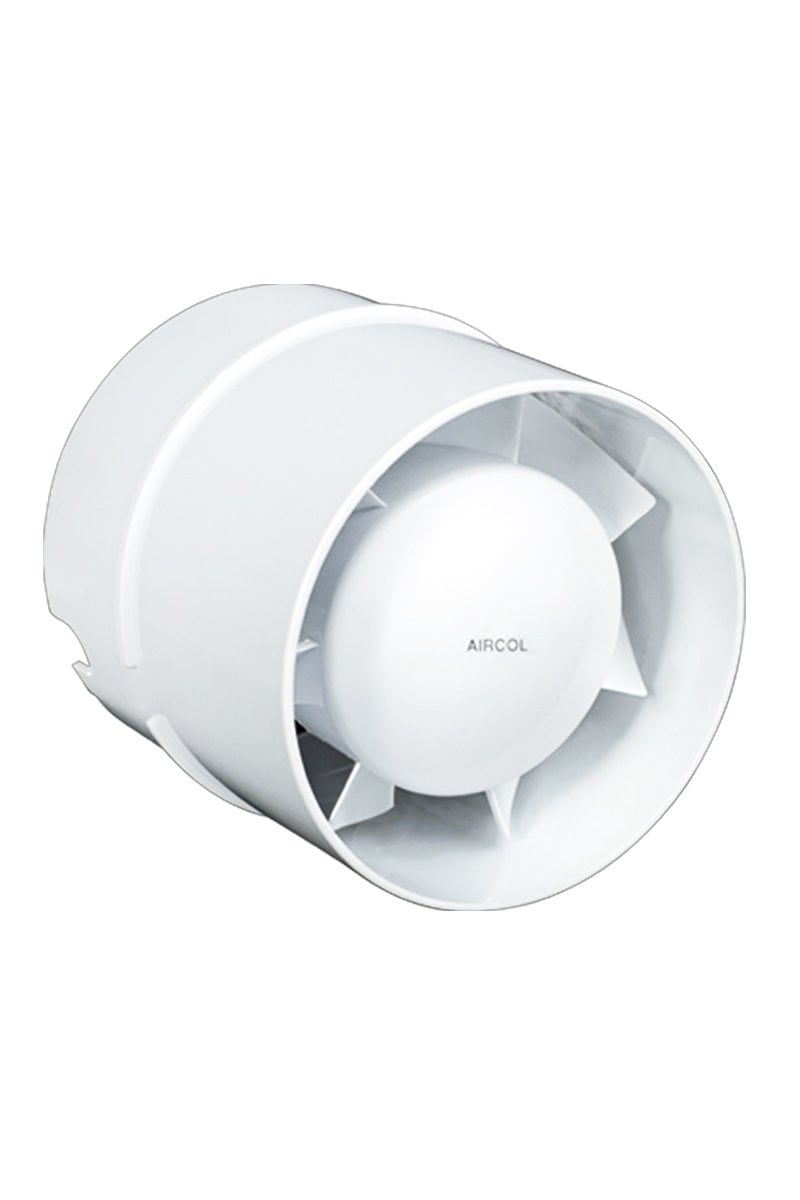 Aircol 150 KT 26W 300m3/h Monofaze Kanal Tipi Tuvalet Banyo ve Mutfak Aspiratörü
