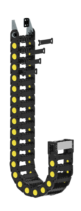CKS CK25 A060 R125 AÇIK DİZAYN ÇITALI ORTA SERİ PLASTİK HAREKETLİ KABLO KANALI