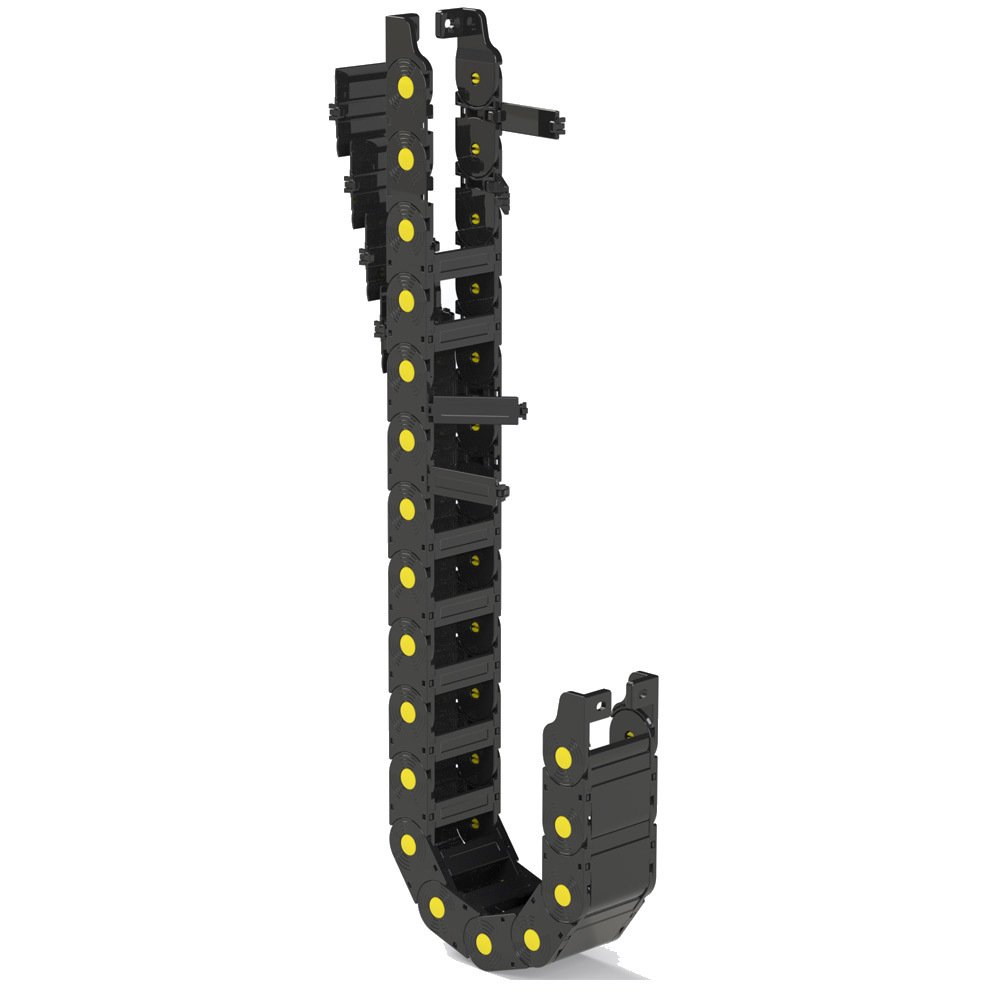 CKS CK42 Y125 R200 YARI KAPALI DİZAYN ÇITALI ORTA SERİ PLASTİK HAREKETLİ KABLO KANALI