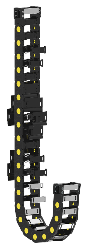 CKS CK40 A200 R250 AÇIK DİZAYN ÇITALI AĞIR SERİ PLASTİK HAREKETLİ KABLO KANALI