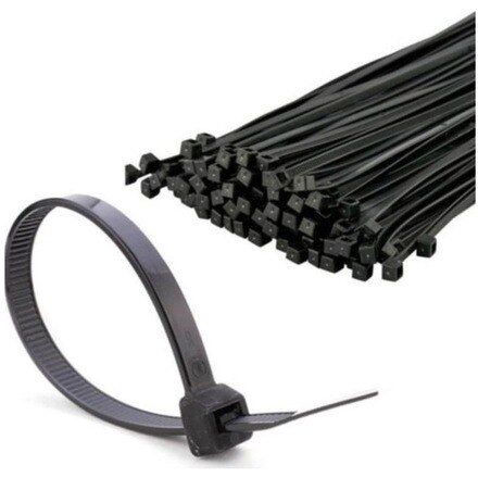 TKB-0300H-B 7,6X300mm Siyah Kablo Bağı (100 Adet)