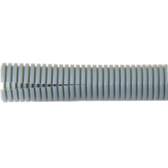 TPA-19Y 19x24 Yarıklı Polmayid Spiral Boru (50 Metre) Gri