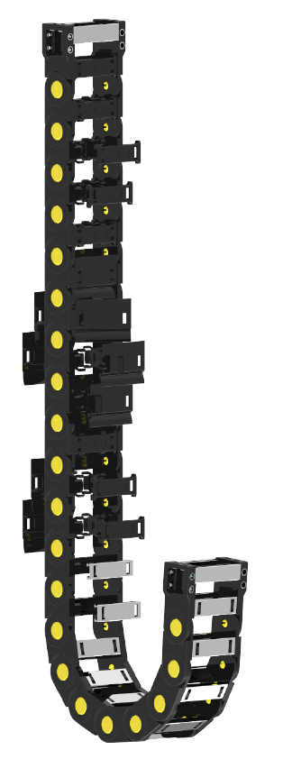 CKS CK80 A140 R300 AÇIK DİZAYN ÇITALI AĞIR SERİ PLASTİK HAREKETLİ KABLO KANALI