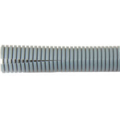 TPA-26Y 26x31 Yarıklı Polmayid Spiral Boru (25 Metre) Gri