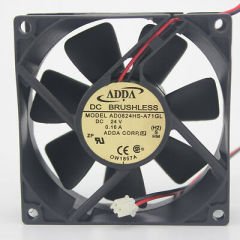 ADDA AD0824HS-A71GL 24V 0.16A 80x80x25 AD0824HS-A71GL