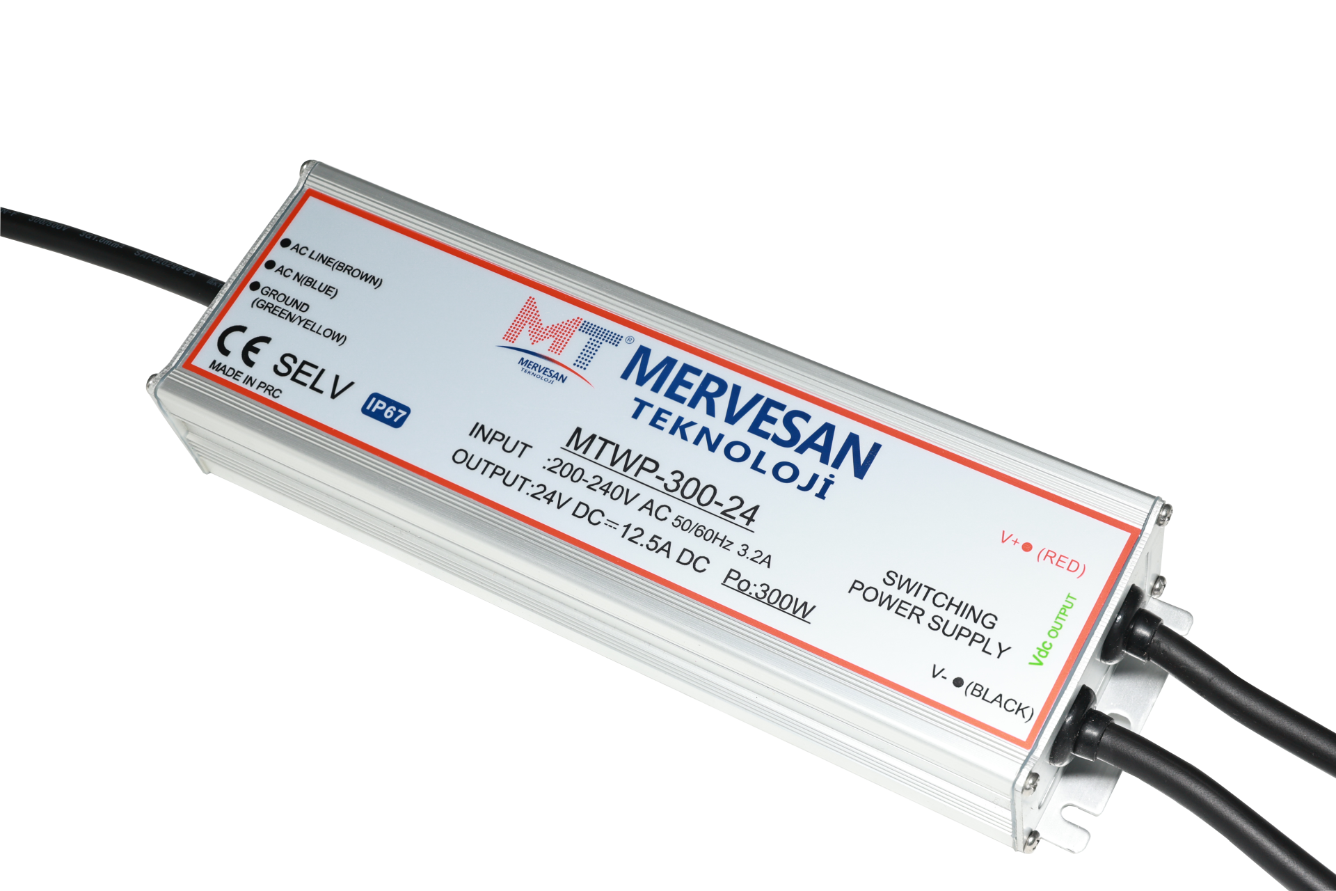 MTWP-400-24 24V 16.6A (IP67) SMPS Güç Kaynağı