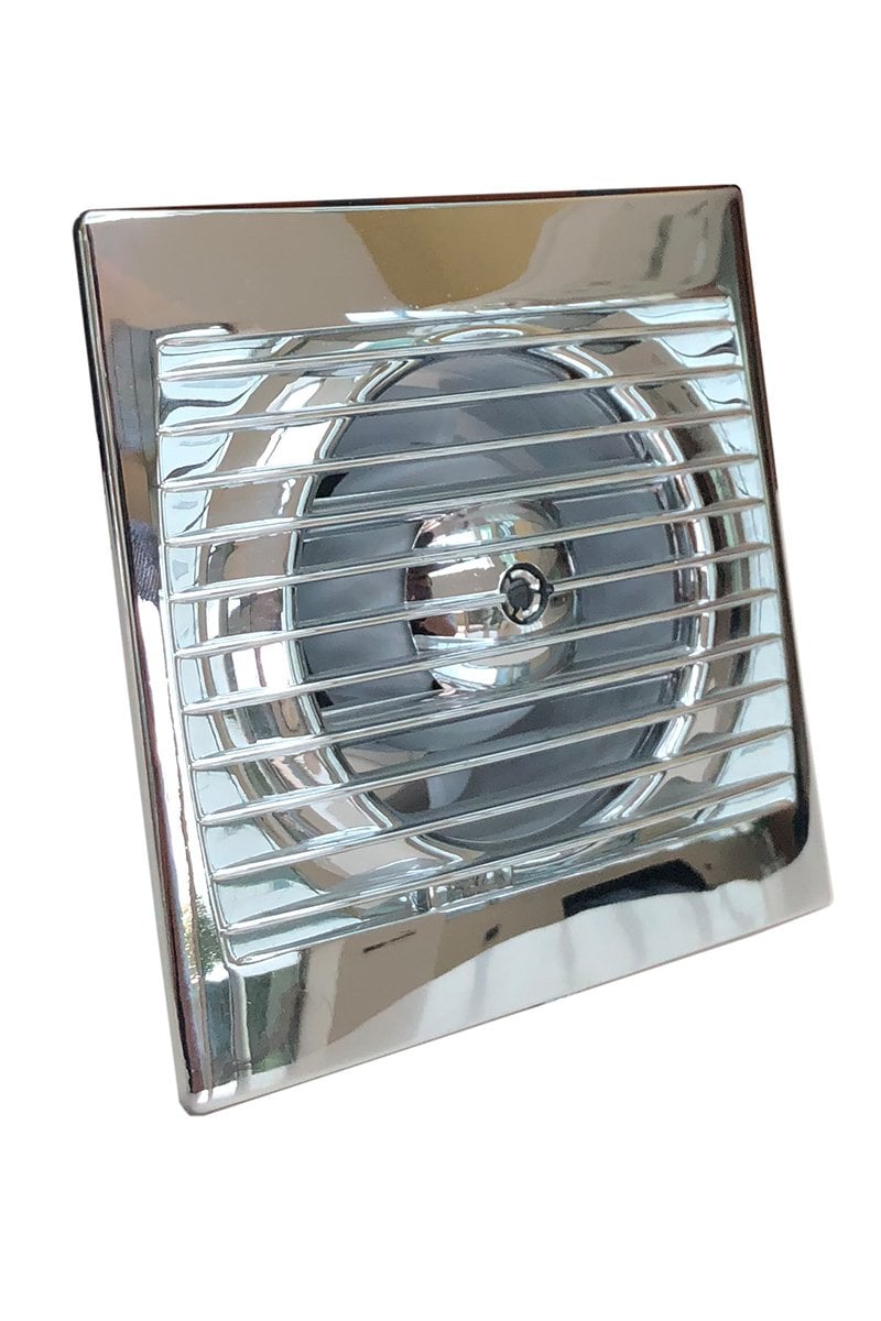 Aircol 100 Krom 12W 100m3/h Monofaze Banyo Mutfak ve Tuvalet Aspiratörü