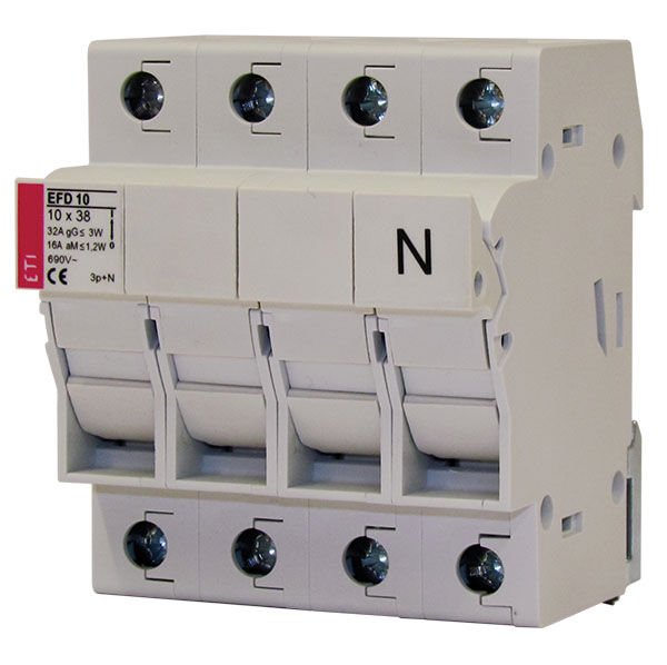 EFD10 4P 2540005 10x38mm Sigorta Yuvası