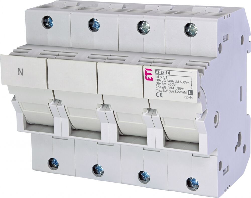 EFD14 4P 2560005 14x51mm Sigorta Yuvası