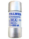 İtalweber 1462025 CH22 aR 25A 690V 22X58MM Hızlı Tip Sigorta