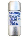 İtalweber 1462063 CH22 aR 63A 690V 22X58MM Hızlı Tip Sigorta