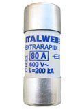 İtalweber 1462080 CH22 aR 80A 690V 22X58MM Hızlı Tip Sigorta